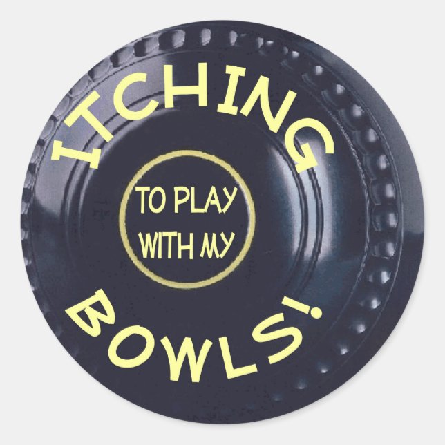 Itching Bowls Stickers (Front)
