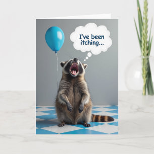 Itchy Birthday Balloon Card