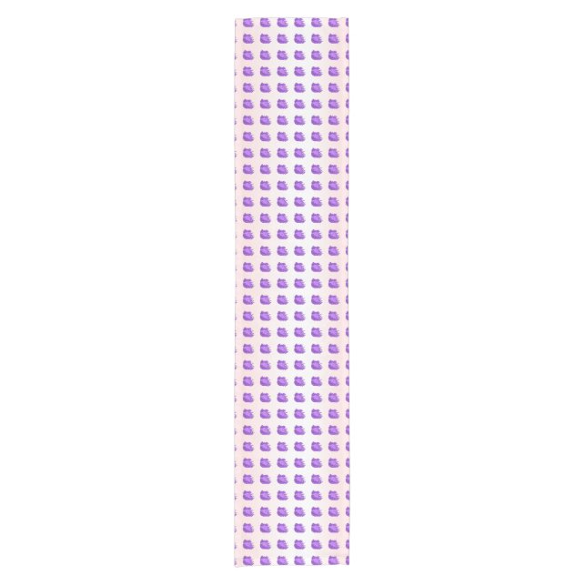 ITD Blurberries and Cream Short Table Runner (Front)
