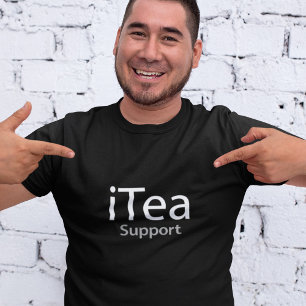 iTea support - A dad pun for tea drinkers T-Shirt