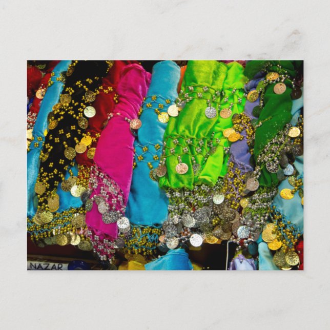 Items For Sale In Spice Market, Istanbul, Turkey Postcard (Front)