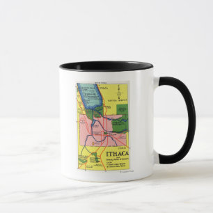 Ithaca and Nearby Points of Interest Mug