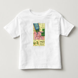 Ithaca and Nearby Points of Interest Toddler T-Shirt