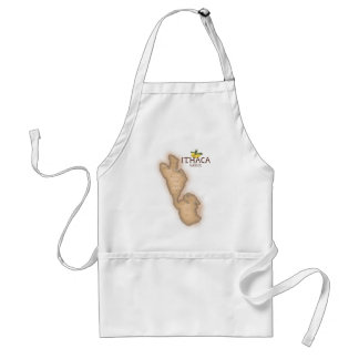 ithaca greece map standard apron