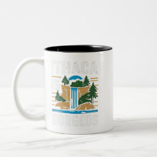 ithaca is gorges  Two-Tone coffee mug