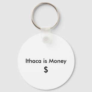 Ithaca is Money, $ Key Ring