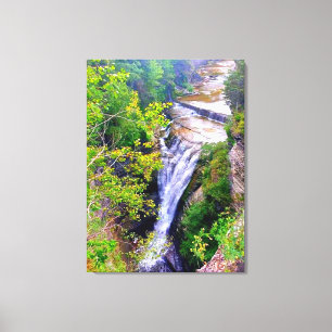 ITHACA NEW YORK CASCADILA GORGE CANVAS PRINT