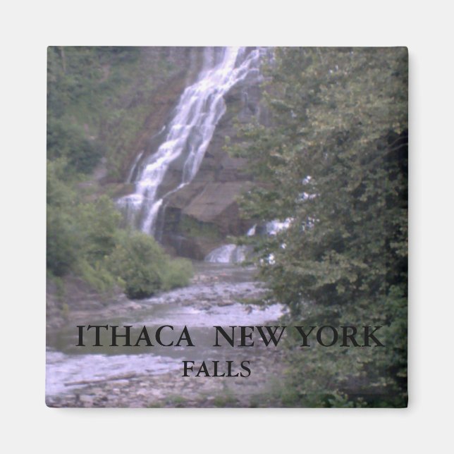 ITHACA, NEW YORK FALLS magnet (Front)