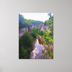 ITHACA NEW YORK GORGE CANVAS PRINT
