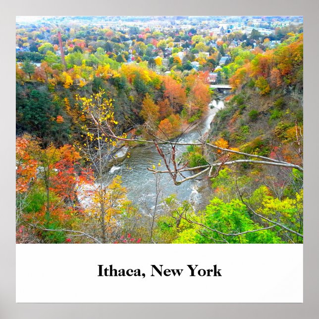 ITHACA NEW YORK GORGE poster (Front)