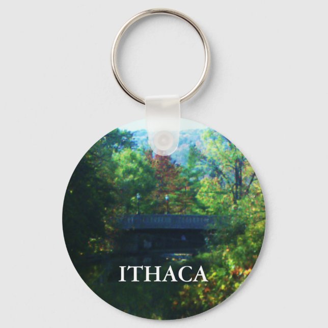 ITHACA, NEW YORK keychain (Front)
