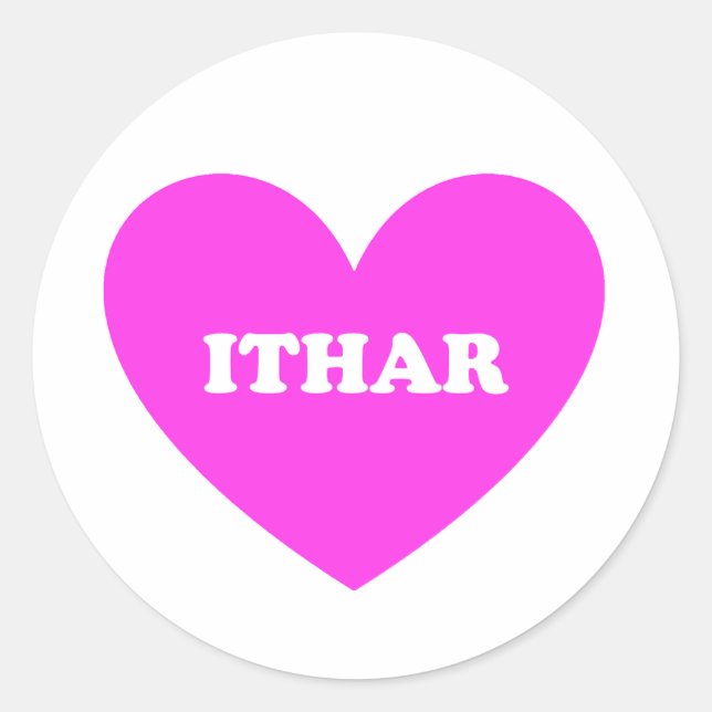 Ithar Classic Round Sticker (Front)