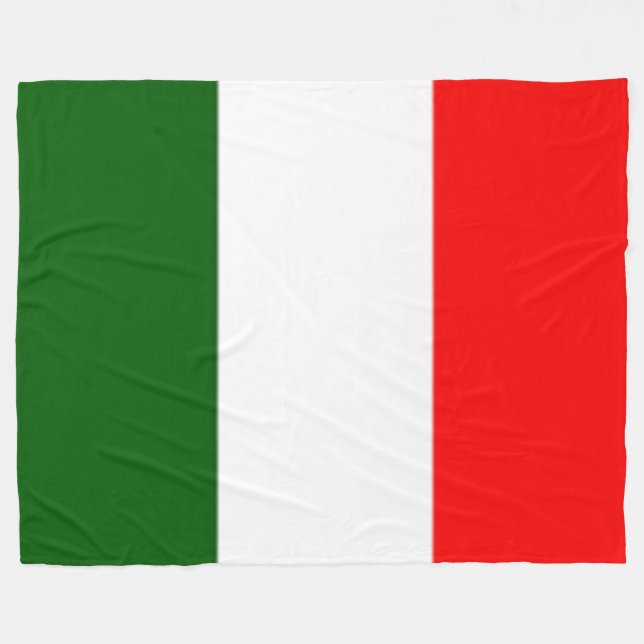 ITILIAN FLAG FLEECE BLANKET (Front (Horizontal))