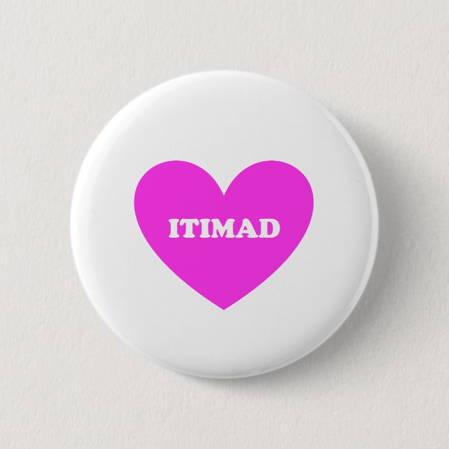 Itimad 6 Cm Round Badge (Front)