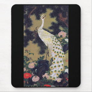 Itō Jakuchū , Jakuchu ITO , Romatsu Kujaku zu Mouse Mat