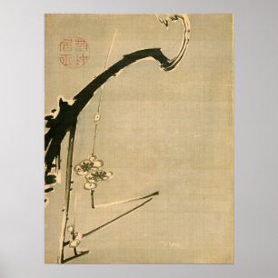 Ito Jakuchu Plum Blossoms Poster