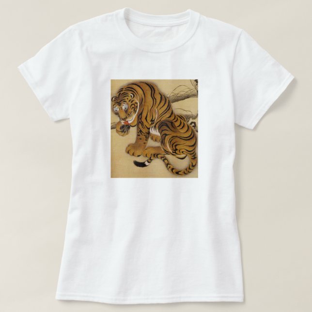 Ito Jakuchu Tiger T-shirt (Design Front)