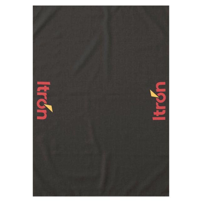 Itron black tablecloth 152 x 213 cm (Front)