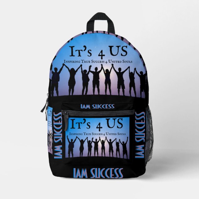 IT'S 4 US PRINTED BACKPACK (Front)