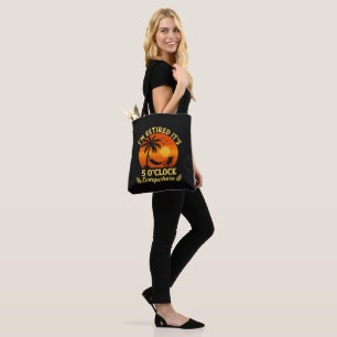 It's 5 O'Clock Everywhere Retired Tropical Summer Tote Bag