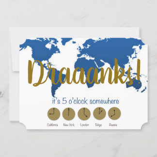 it's 5 o'clock somewhere Brunch Invitation