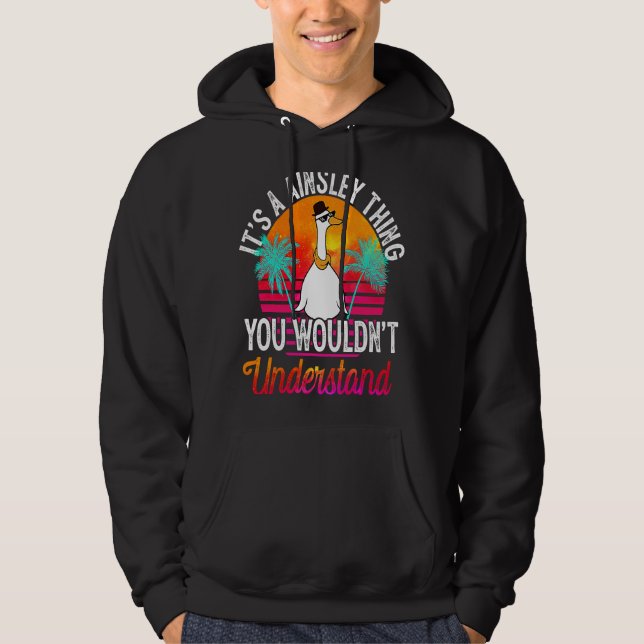It's A Ainsley Thing You Wouldn't Understand  Ains Hoodie (Front)
