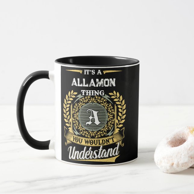 It's a ALLAMON Thing You Wouldn't Understand Mug (With Donut)