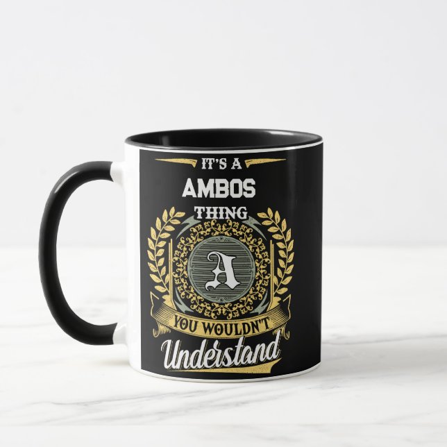 It's a AMBOS Thing You Wouldn't Understand Mug (Left)