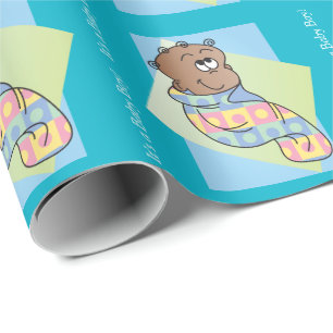 It's a Baby Boy! African Baby Boy Wrapping Paper