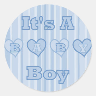 Its A Baby Boy Sticker