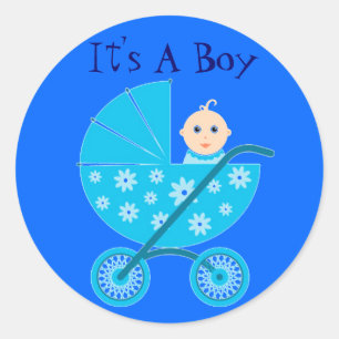 It's A Baby Boy Stickers