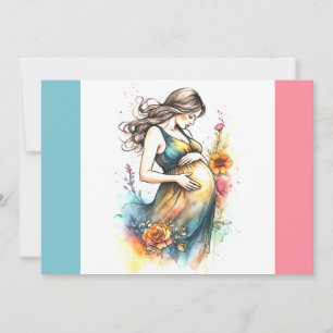 It's A Baby Girl Pregnancy Gender Reveal Joyous Announcement