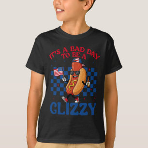 It's A Bad Day To Be A Glizzy 4th Of July Hotdog U T-Shirt