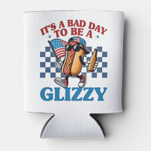It's a Bad Day to Be a Glizzy 4th of July T-Shirt Can Cooler