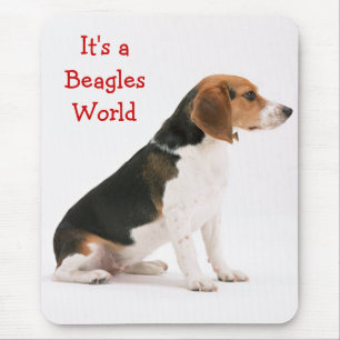 It's A Beagles World Mousepad