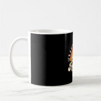 It's A Beautiful Day For Reading Groovy Design Boo Coffee Mug