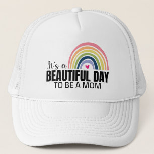 Its a Beautiful Day Mum Rainbow Trucker Hat