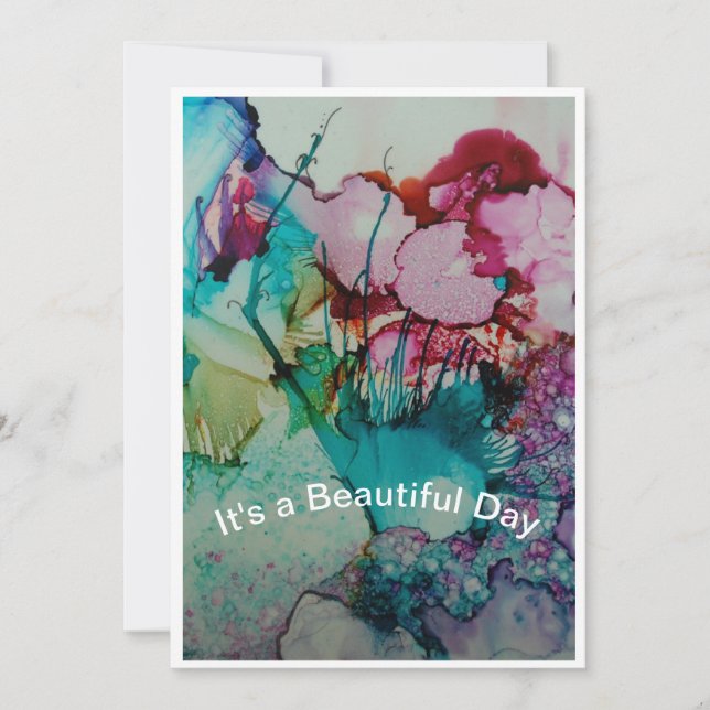 It's a Beautiful Day notecard (Front)