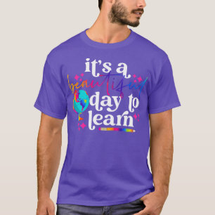 Its A Beautiful Day To Learn Funny Teachers Women T-Shirt