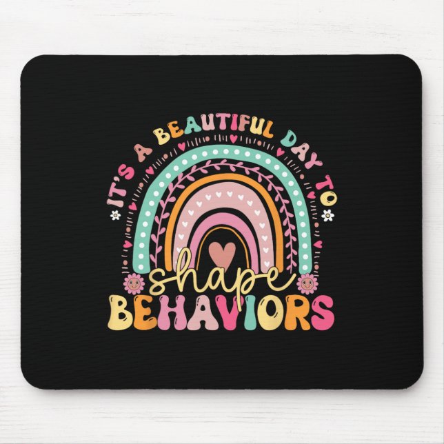 Its A Beautiful Day To Shape Behaviours Neurodiver Mouse Mat (Front)