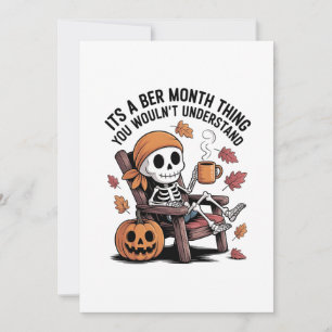 It's a Ber Month Thing You Wouldn't Understand Holiday Card