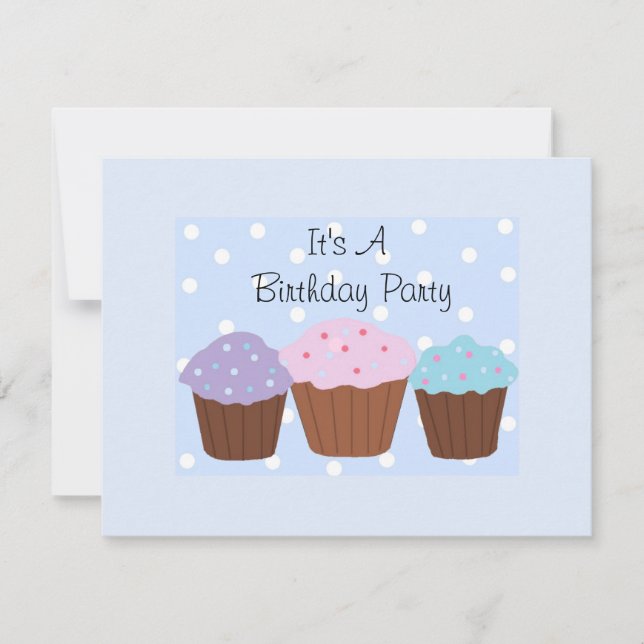 It's A Birthday Party Invitation (Front)
