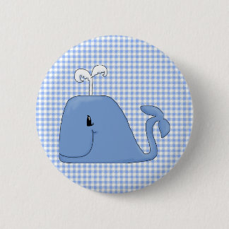 It's a Blue Whale 6 Cm Round Badge