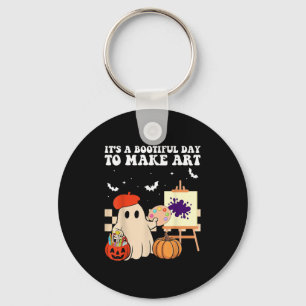 It's A Bootiful Day To Make Art Groovy Art Teacher Key Ring