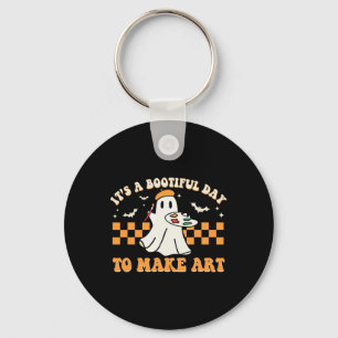 It's A Bootiful Day To Make Art Halloween Art Teac Key Ring