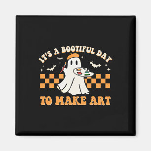 It's A Bootiful Day To Make Art Halloween Art Teac Magnet
