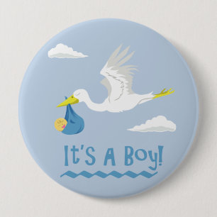 It's a Boy! 10 Cm Round Badge