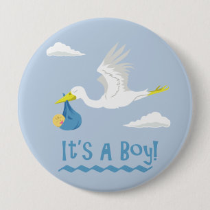 It's a Boy! 10 Cm Round Badge