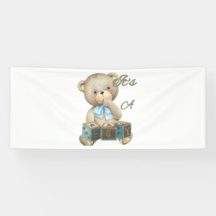 It's A Boy 2.5x6 Vinyl Banner