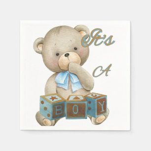 It's A Boy 3 Ply Napkins